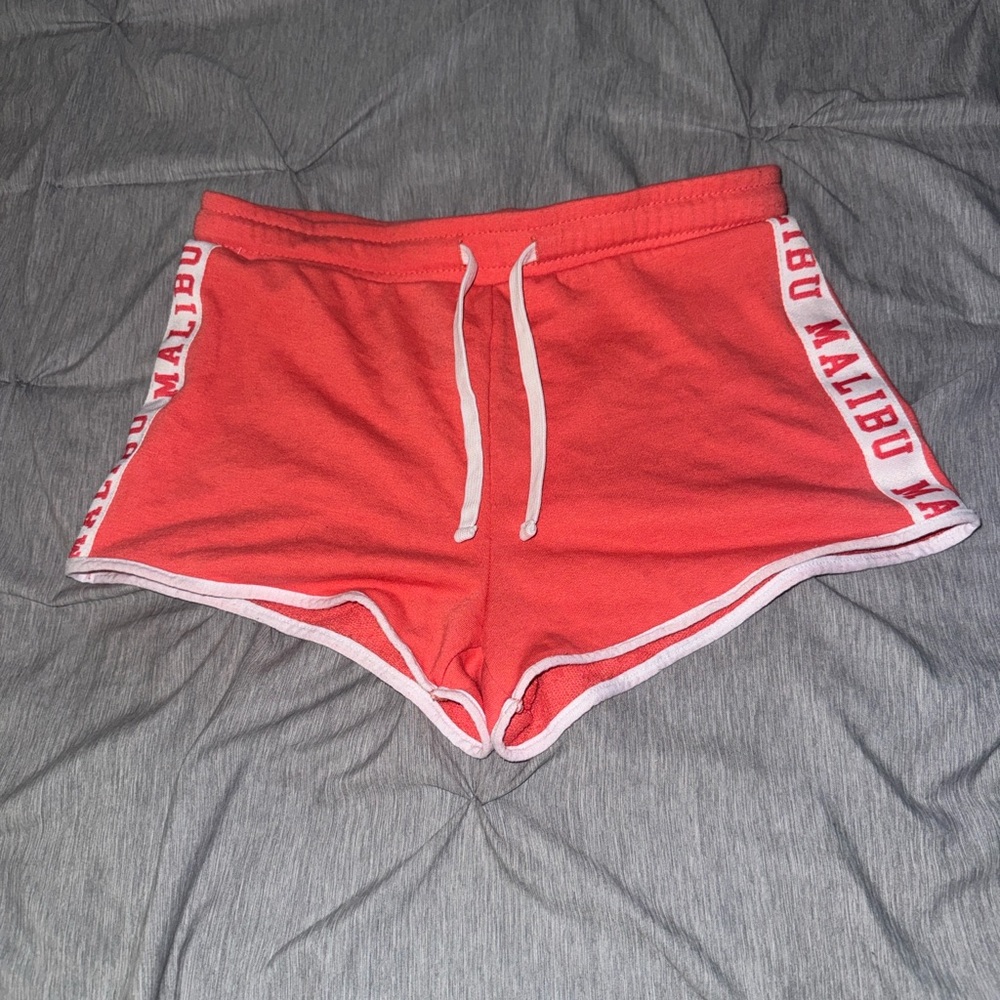 Women’s Ardene Pink SWEAT SHORTS with Malibu Trim SIZE SMALL